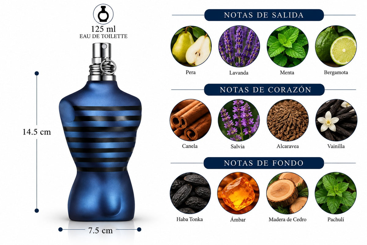 Jean Paul Gaultier Ultra Male Eau de Toilette 125ML
