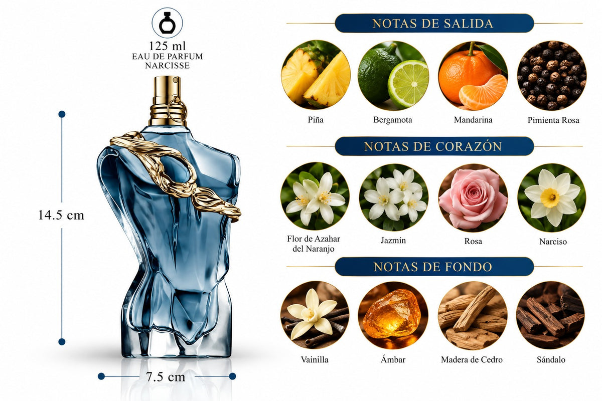 Jean Paul Gaultier Le Beau Narcisse Eau de Parfum 125 ML